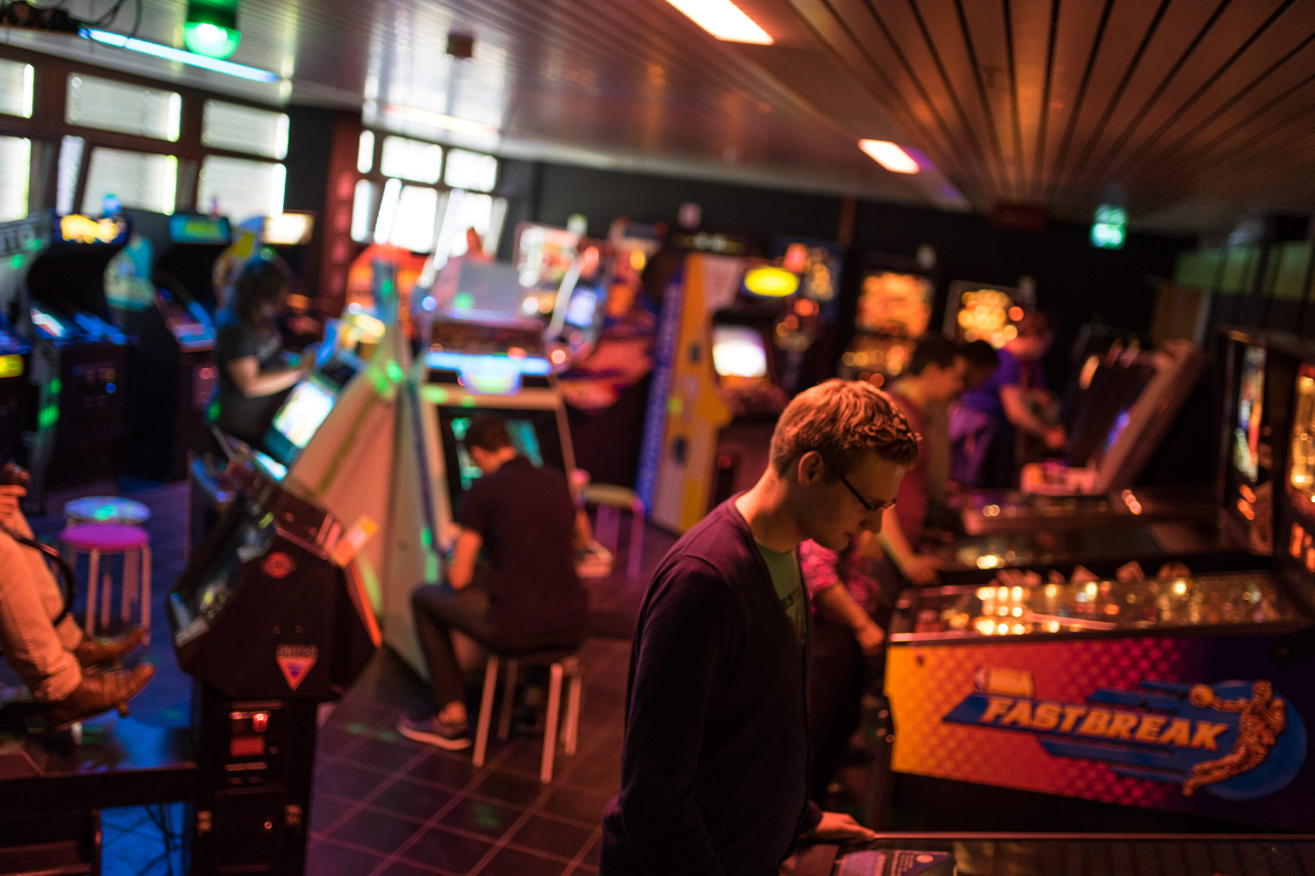 Blik in die OCM-Arcade